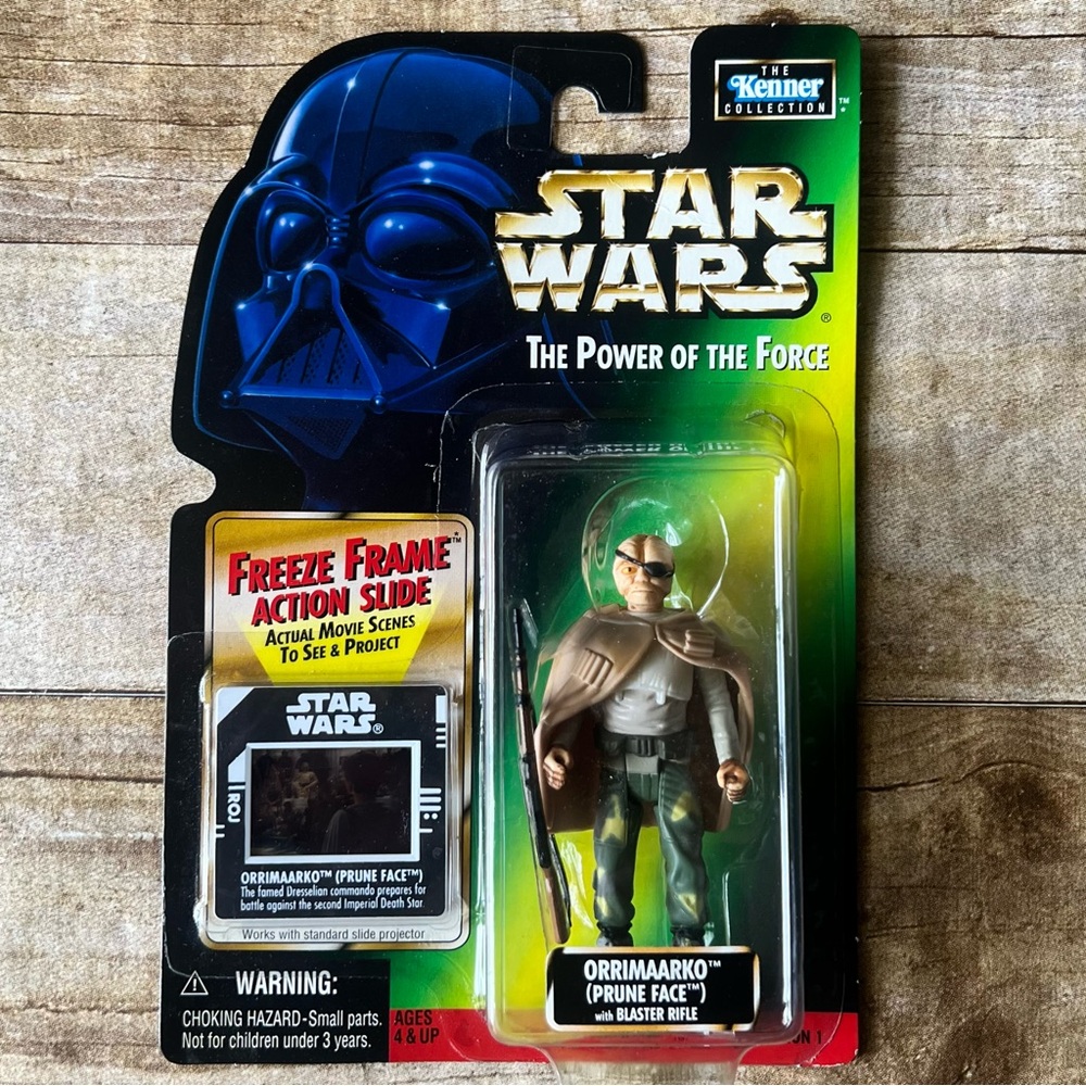 Star‎ Wars POTF Orrimarko Prune Face Action Figure Freeze Frame Kenner 1998 NEW